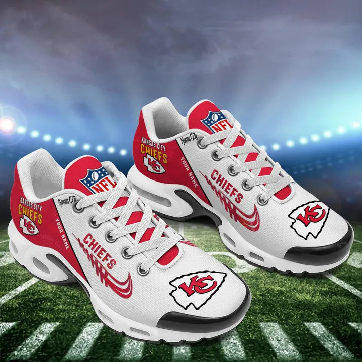 [TOUCHDOWN DEAL] NEW CUSTOMIZED NFL01 KCC KANSAS CITY CHIEFS AIR MAX PLUS SNEAKERS