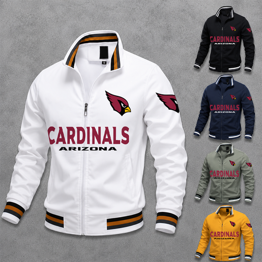 [TOUCHDOWN DEAL] NEW CUSTOMIZED NFL20 ARC ARIZONA CARDINALS MEN'S CASUAL JACKET