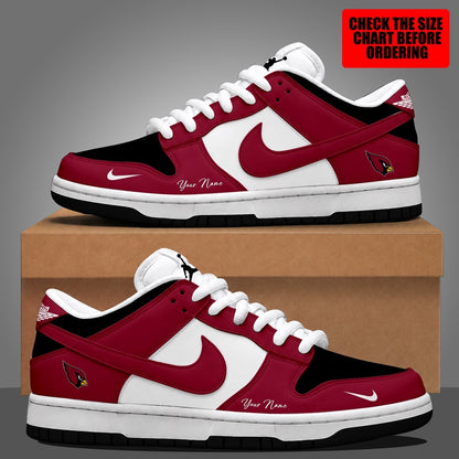 [TOUCHDOWN DEAL] NEW CUSTOMIZED NFL20 ARC ARIZONA CARDINALS DUNK LOW SHOES