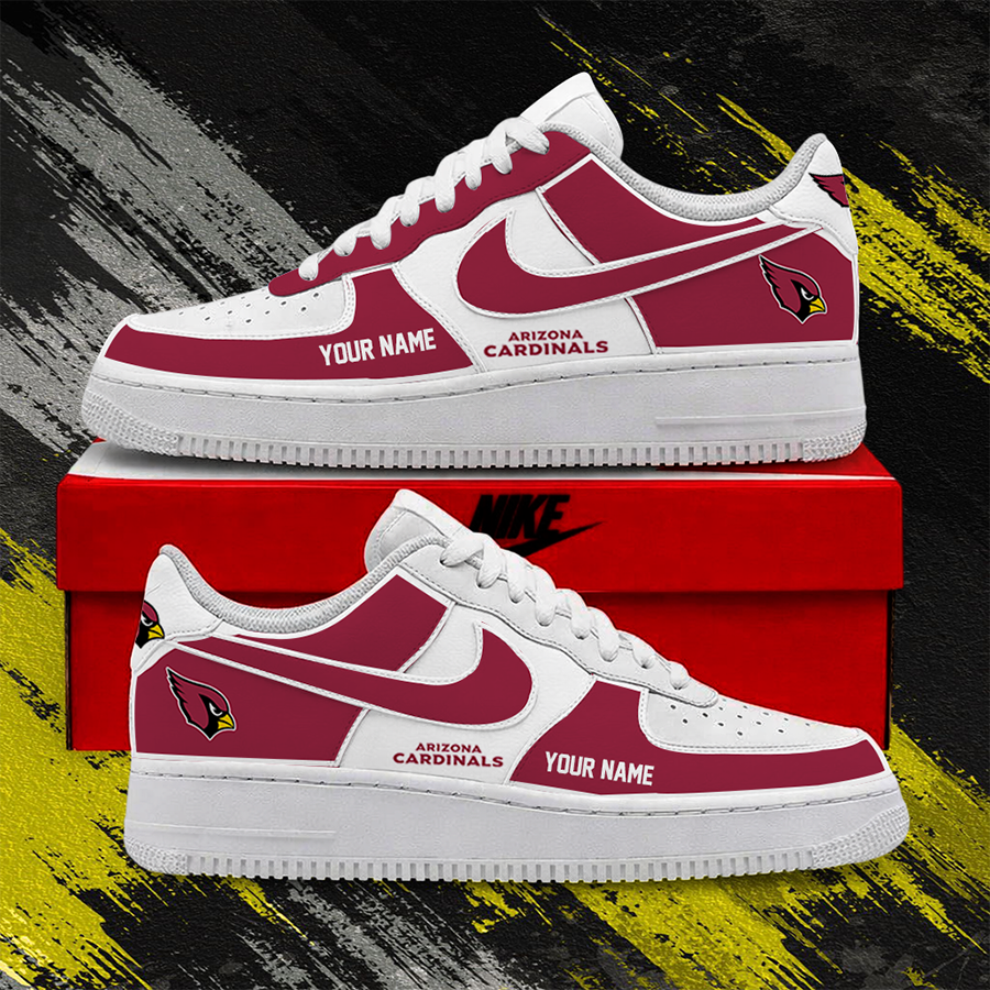 [TOUCHDOWN DEAL] NEW CUSTOMIZED NFL20 ARC ARIZONA CARDINALS AF1 SHOES