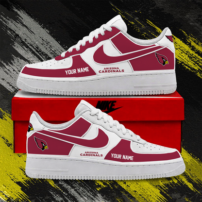 [TOUCHDOWN DEAL] NEW CUSTOMIZED NFL20 ARC ARIZONA CARDINALS AF1 SHOES