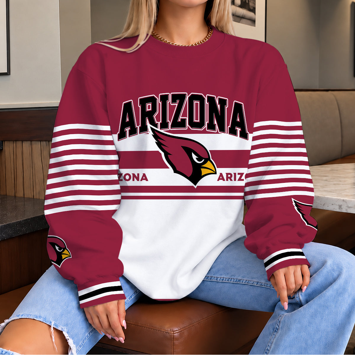 [TOUCHDOWN DEAL] NEW CUSTOMIZED NFL20 ARC THE CARDINALS UNISEX SWEATSHIRT