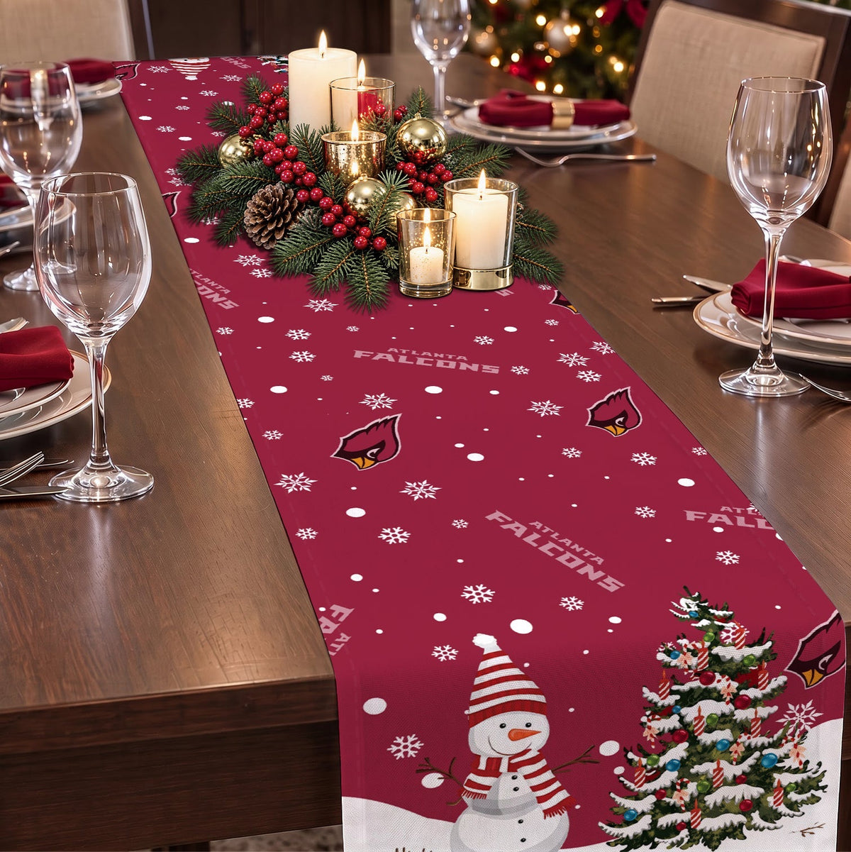 [TOUCHDOWN DEAL] NEW CUSTOMIZED NFL20 ARC ARIZONA CARDINALS TABLE RUNNER