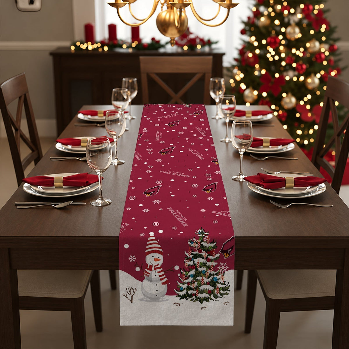 [TOUCHDOWN DEAL] NEW CUSTOMIZED NFL20 ARC ARIZONA CARDINALS TABLE RUNNER