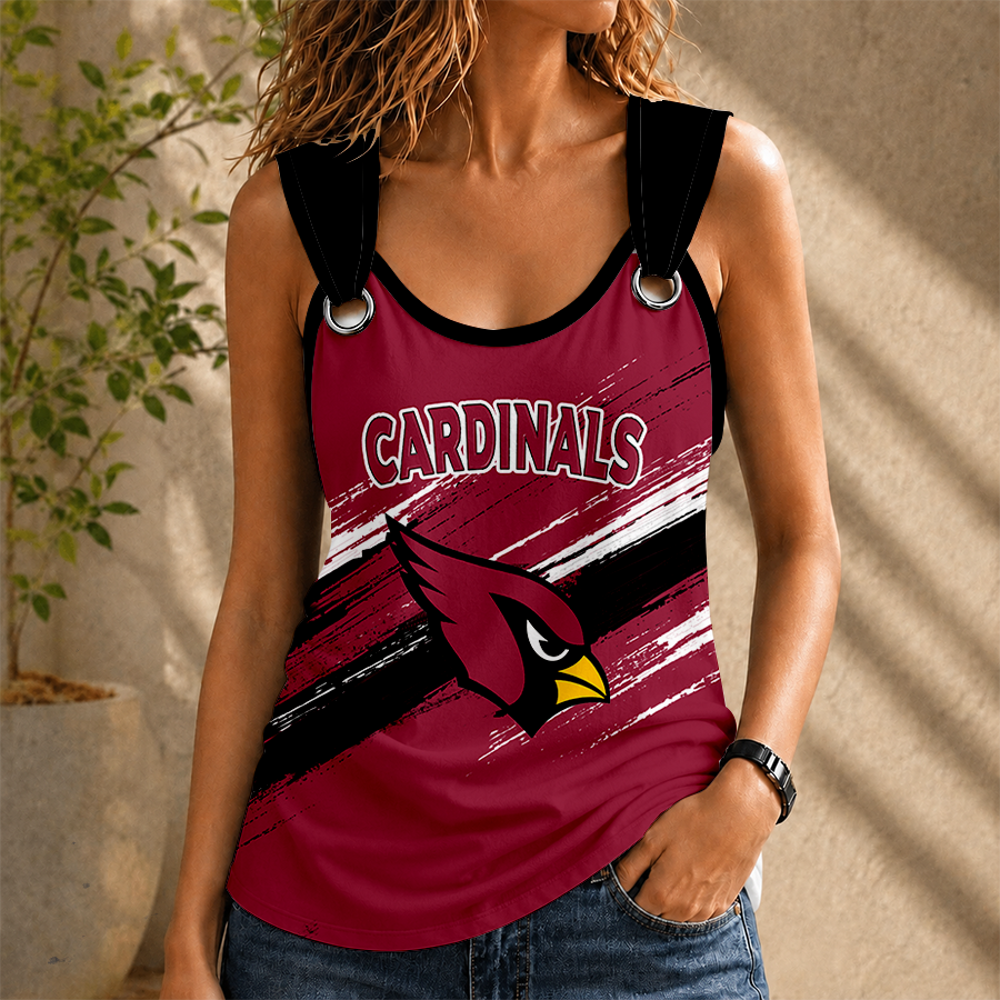 [TOUCHDOWN DEAL] NEW CUSTOMIZED NFL20 ARC ARIZONA CARDINALS O-RING SHOULDER TANK TOP