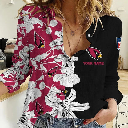 [TOUCHDOWN DEAL] NEW CUSTOMIZED NFL20 ARC ARIZONA CARDINALS WOMEN CASUAL SHIRT FOR FAN