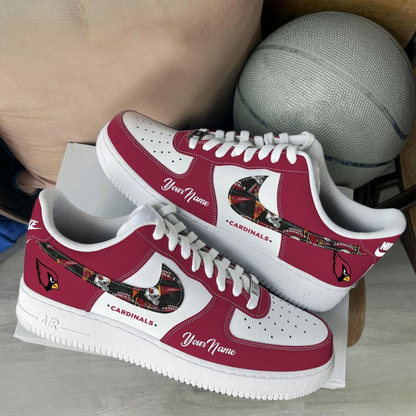 [TOUCHDOWN DEAL] NEW CUSTOMIZED NFL20 ARC ARIZONA CARDINALS AF1 SNEAKERS