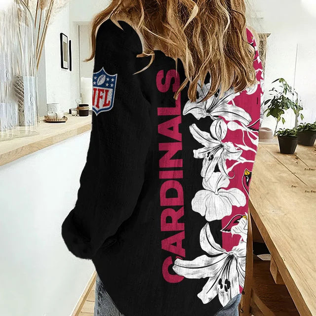 [TOUCHDOWN DEAL] NEW CUSTOMIZED NFL20 ARC ARIZONA CARDINALS WOMEN CASUAL SHIRT FOR FAN