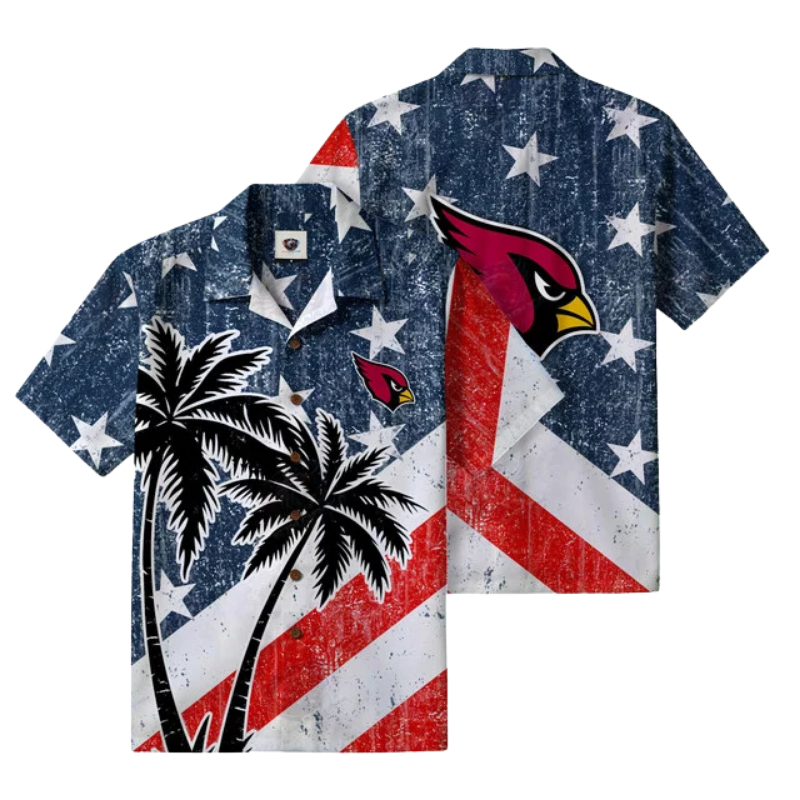 [TOUCHDOWN DEAL] NEW CUSTOMIZED NFL20 ARC ARIZONA CARDINALS PATRIOTIC 250 USA HAWAIIAN SHIRT