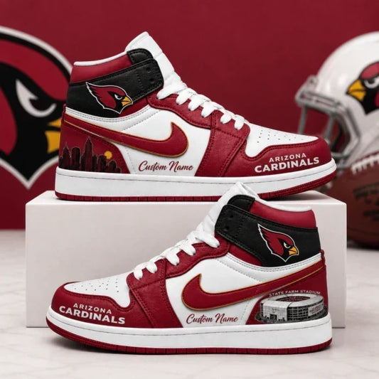 [TOUCHDOWN DEAL] NEW CUSTOMIZED NFL20 ARC ARIZONA CARDINALS AIR JORDAN 1