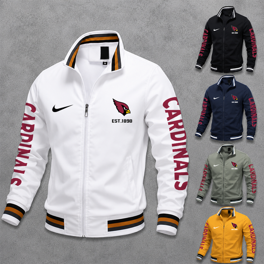 [TOUCHDOWN DEAL] NEW CUSTOMIZED NFL20 ARC ARIZONA CARDINALS MEN'S CASUAL JACKET