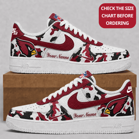 [TOUCHDOWN DEAL] NEW CUSTOMIZED NFL20 ARC ARIZONA CARDINALS AF1 SHOES