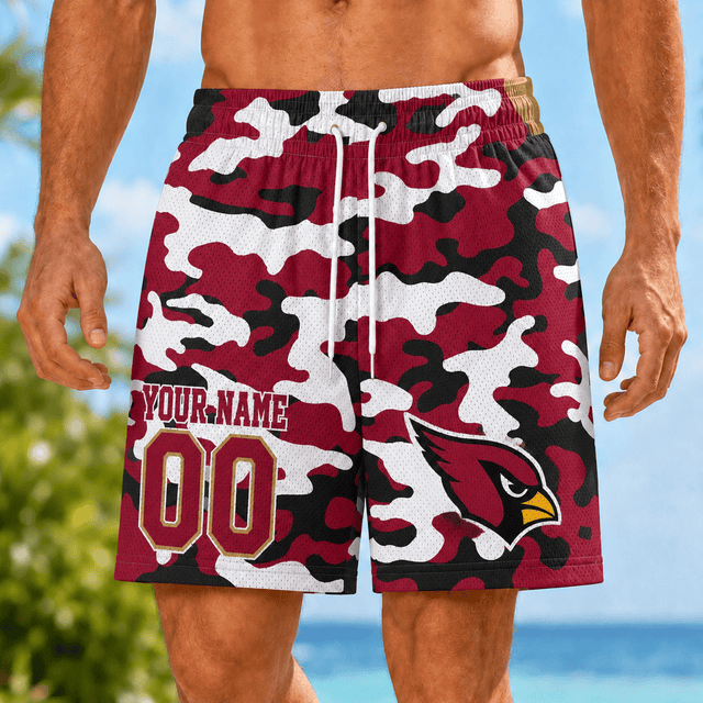 [TOUCHDOWN DEAL] NEW CUSTOMIZED NFL20 ARC ARIZONA CARDINALS SHORT PANTS