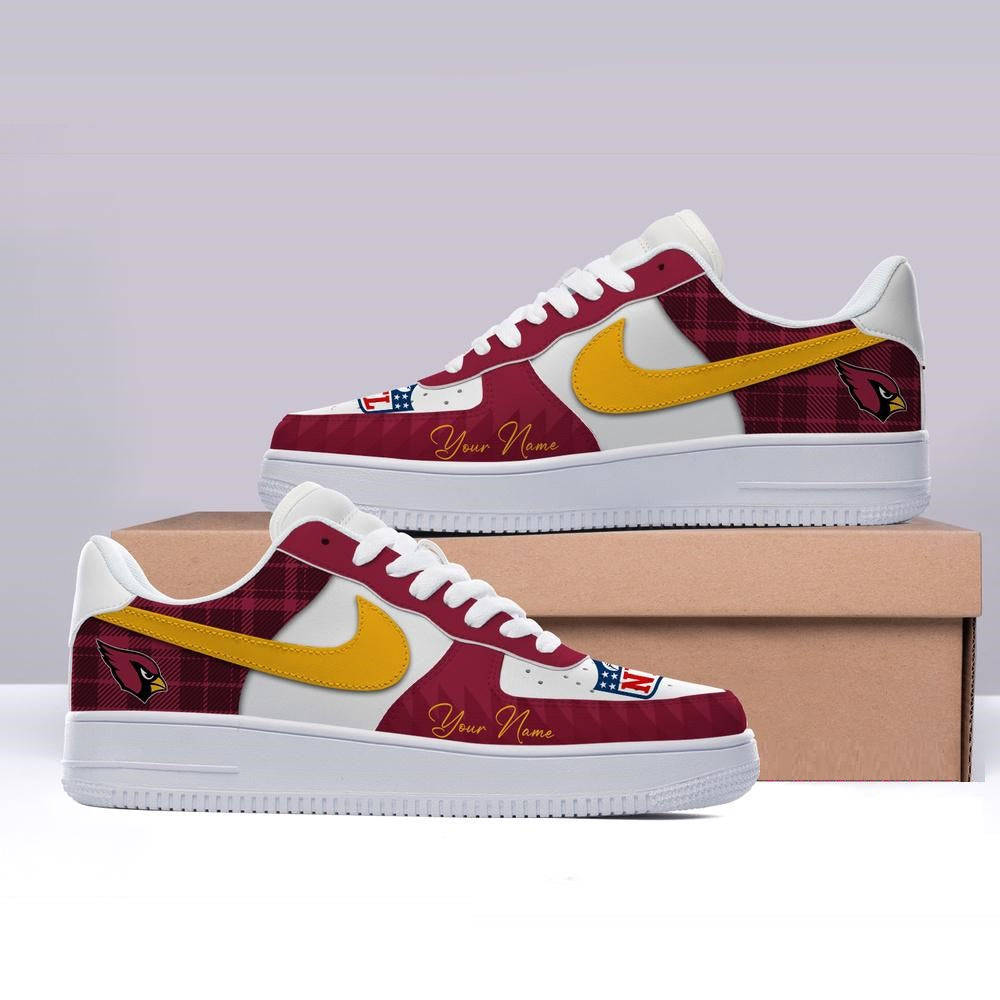 [TOUCHDOWN DEAL] NEW CUSTOMIZED NFL20 ARC ARIZONA CARDINALS AF1 SHOES