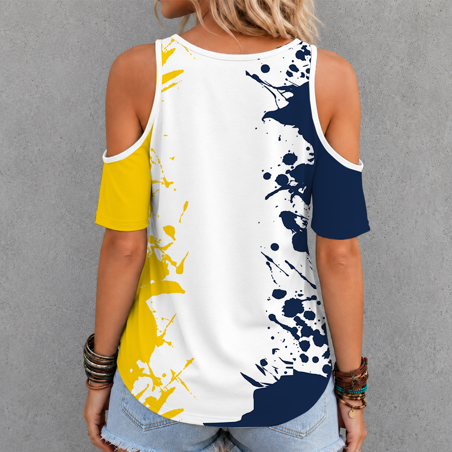[GOAL DEAL] NEW CUSTOMIZED MLS20 LAG LA GALAXY CRISS CROSS V-NECK TOP