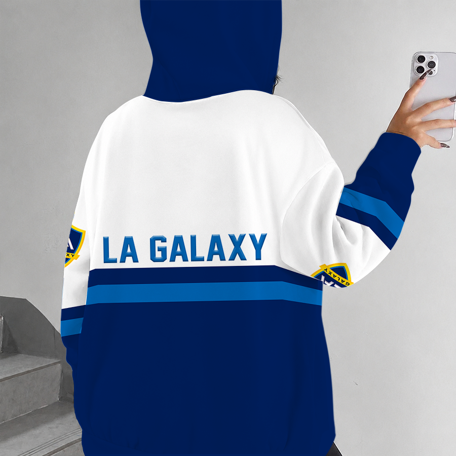 [GOAL DEAL] NEW CUSTOMIZED MLS20 LAG LA GALAXY ZIP HOODIE