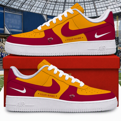 [SLAM DUNK DEAL] NEW CUSTOMIZED NBA20 MHE MIAMI HEAT AF1 SHOES