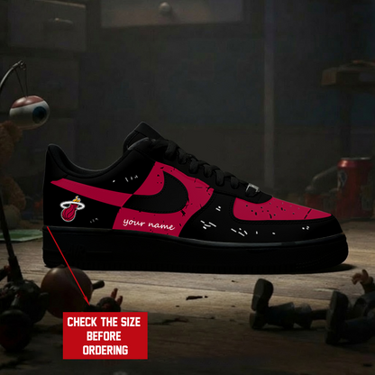 [SLAM DUNK DEAL] NEW CUSTOMIZED NBA20 MHE MIAMI HEAT AF1 SHOES