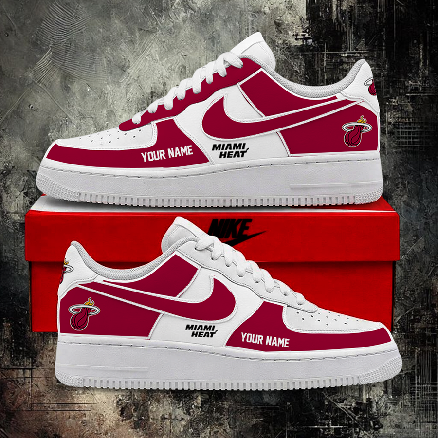 [SLAM DUNK DEAL] NEW CUSTOMIZED NBA20 MHE MIAMI HEAT AF1 SHOES