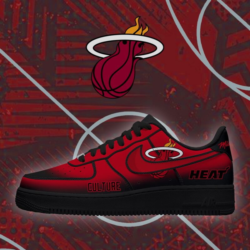 [SLAM DUNK DEAL] NEW CUSTOMIZED NBA20 MHE MIAMI HEAT AF1 SHOES