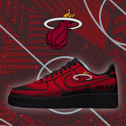 [SLAM DUNK DEAL] NEW CUSTOMIZED NBA20 MHE MIAMI HEAT AF1 SHOES
