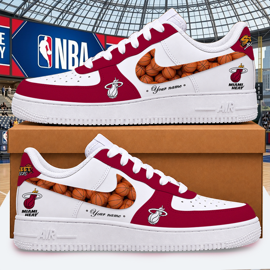 [SLAM DUNK DEAL] NEW CUSTOMIZED NBA20 MHE MIAMI HEAT AF1 SHOES