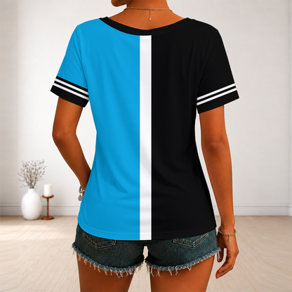 [HOMERUN DEAL] NEW CUSTOMIZED MLB20 MMS MIAMI MARLINS V-NECK FEMALE SHIRT