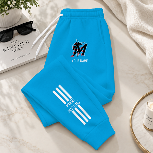[HOMERUN DEAL] NEW CUSTOMIZED MLB20 MMS MIAMI MARLINS SWEATPANTS