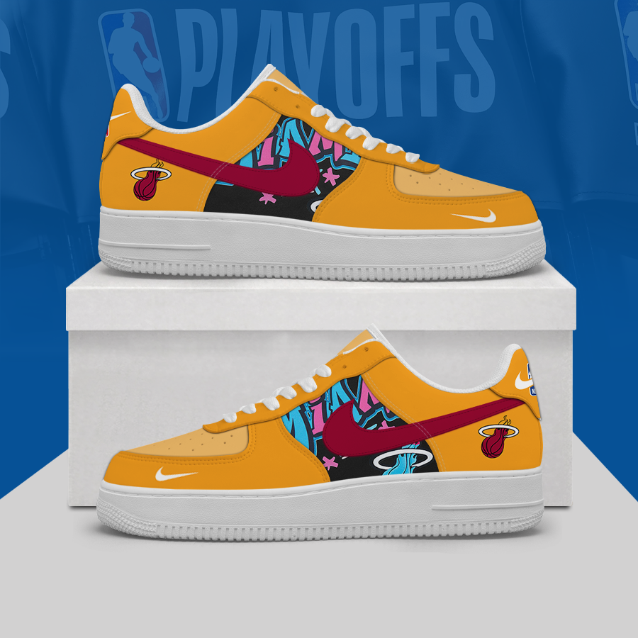 [SLAM DUNK DEAL] NEW CUSTOMIZED NBA20 MHE MIAMI HEAT AF1 SHOES