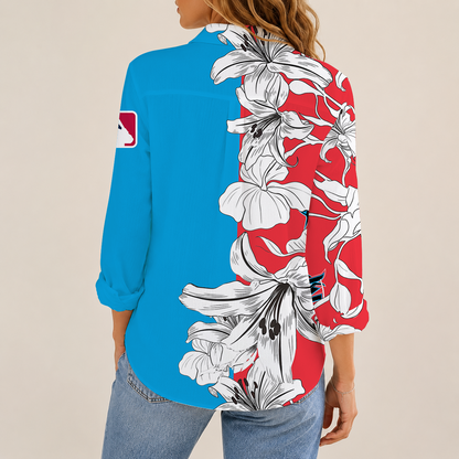 [HOMERUN DEAL] NEW CUSTOMIZED MLB20 MMS MIAMI MARLINS WOMEN CASUAL SHIRT
