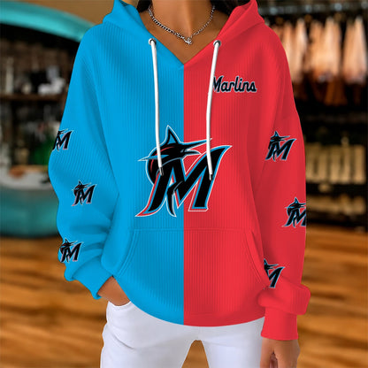 [HOMERUN DEAL] NEW CUSTOMIZED MLB20 MMS MIAMI MARLINS RIBBED HOODIE & SWEATSHIRT