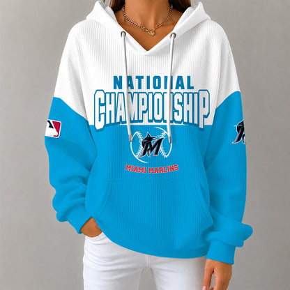 [HOMERUN DEAL] NEW CUSTOMIZED MLB20 MMS MIAMI MARLINS RIBBED HOODIE & SWEATSHIRT