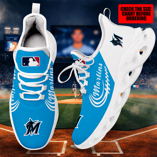 [HOMERUN DEAL] NEW CUSTOMIZED MLB20 MMS MIAMI MARLINS MAX SOUL SHOES