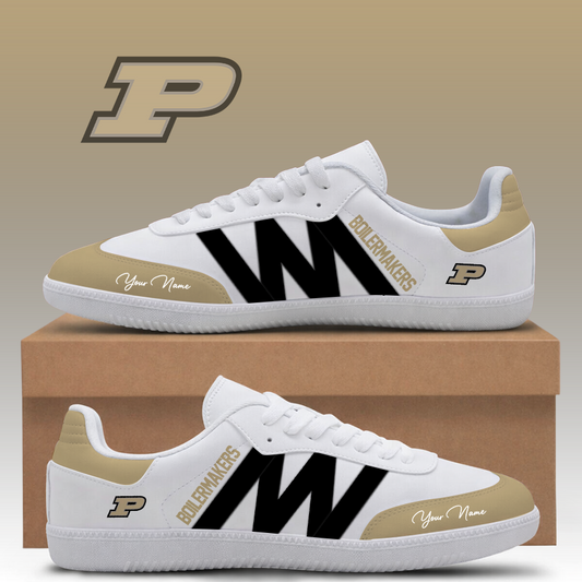 [SLAM DUNK DEAL] NEW CUSTOMIZED NCAA MAM20 PUB PURDUE BOILERMAKERS CLASSIC SNEAKERS