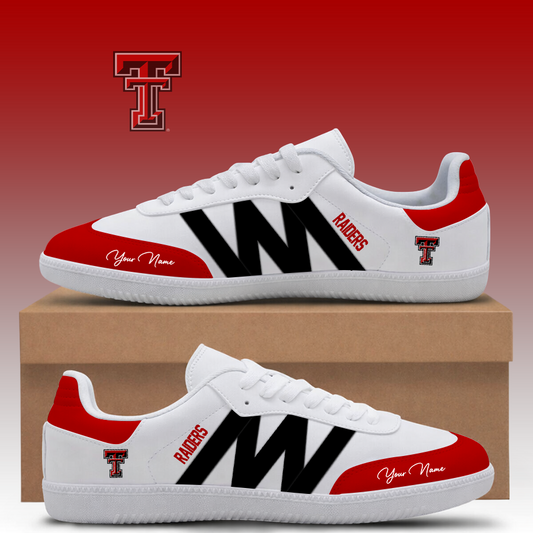 [HOMERUN DEAL] NEW CUSTOMIZED NCAA CWS20 TRR TEXAS TECH RED RAIDERS CLASSIC SNEAKERS