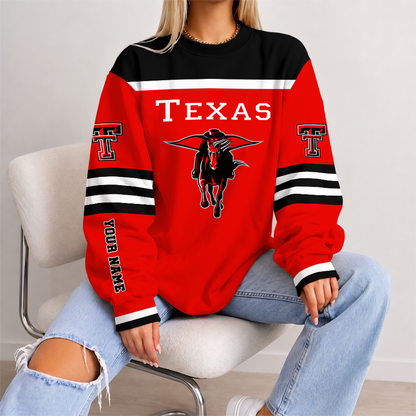 [HOMERUN DEAL] NEW CUSTOMIZED NCAA CWS20 TRR TEXAS TECH RED RAIDERS UNISEX SWEATSHIRT