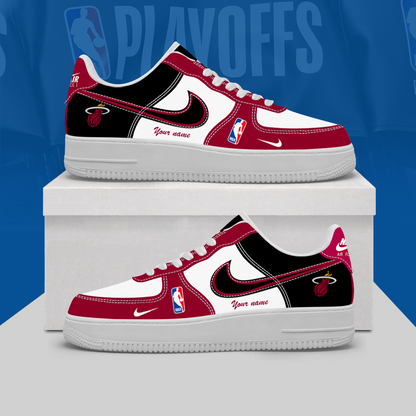 [HOT DEAL] NEW CUSTOMIZED NBA20 MHE MIAMI HEAT AF1 SHOES