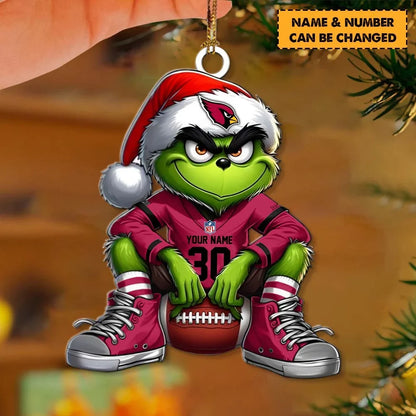 [TOUCHDOWN DEAL] NEW CUSTOMIZED NFL20 ARC ARIZONA CARDINALS CHRISTMAS ACRYLIC ORNAMENT
