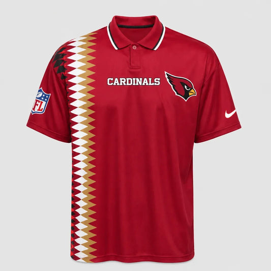 [TOUCHDOWN DEAL] NEW CUSTOMIZED NFL20 ARC ARIZONA CARDINALS POLO SHIRT
