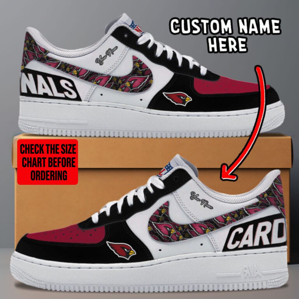 [TOUCHDOWN DEAL] NEW CUSTOMIZED NFL20 ARC ARIZONA CARDINALS AF1 SNEAKERS