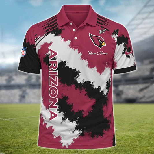 [TOUCHDOWN DEAL] NEW CUSTOMIZED NFL20 ARC ARIZONA CARDINALS MULTICOLOR POLO SHIRT