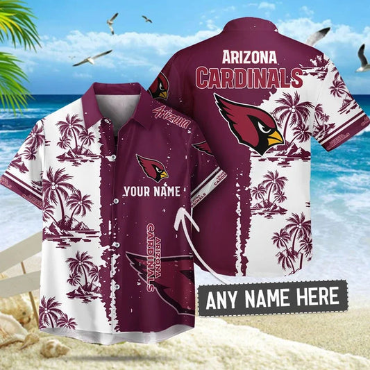 [TOUCHDOWN DEAL] NEW CUSTOMIZED NFL20 ARC ARIZONA CARDINALS UNISEX HAWAIIAN SHIRT & SHORTS SET