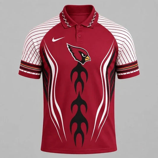 [TOUCHDOWN DEAL] NEW CUSTOMIZED NFL20 ARC ARIZONA CARDINALS POLO SHIRT