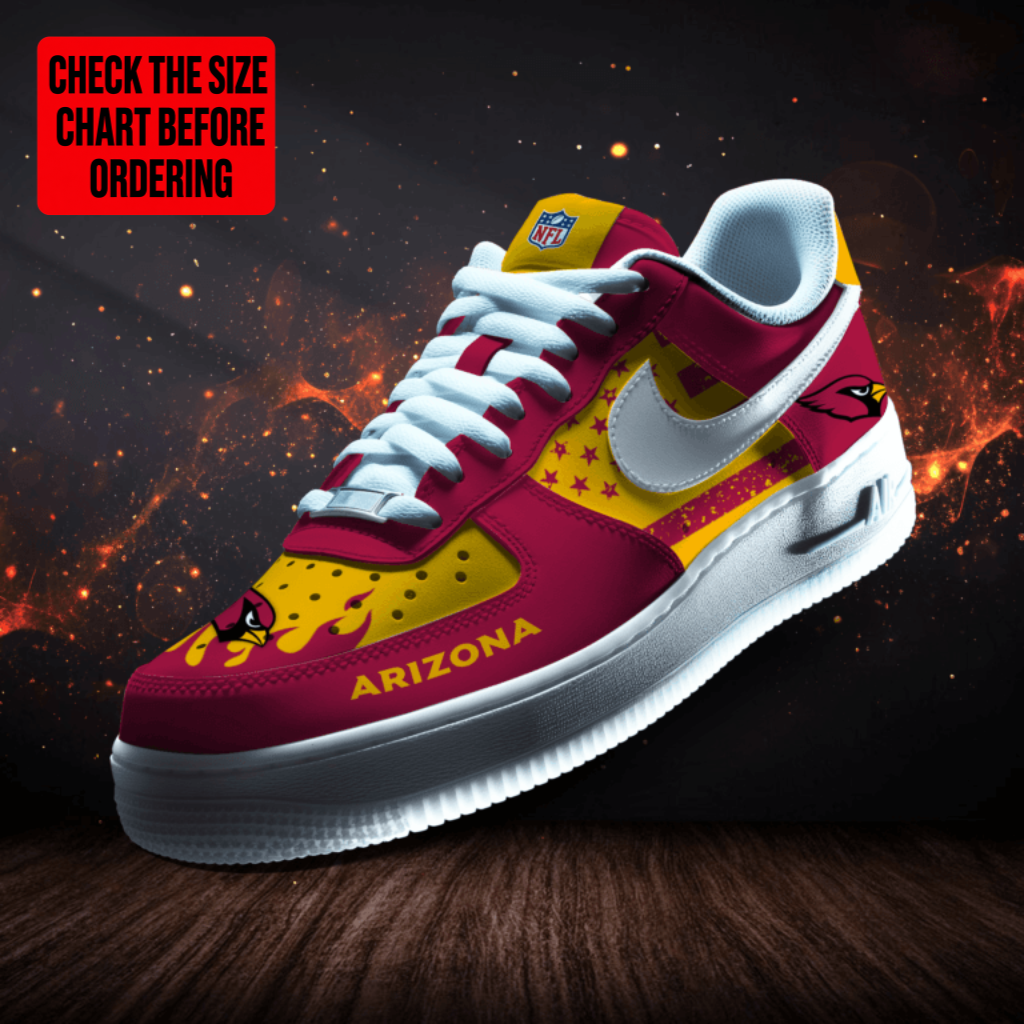 [TOUCHDOWN DEAL] NEW CUSTOMIZED NFL20 ARC ARIZONA CARDINALS AF1 SNEAKERS