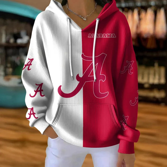[HOMERUN DEAL] NEW CUSTOMIZED NCAA CWS21 ABC ALABAMA CRIMSON TIDE RIBBED HOODIE & SWEATSHIRT