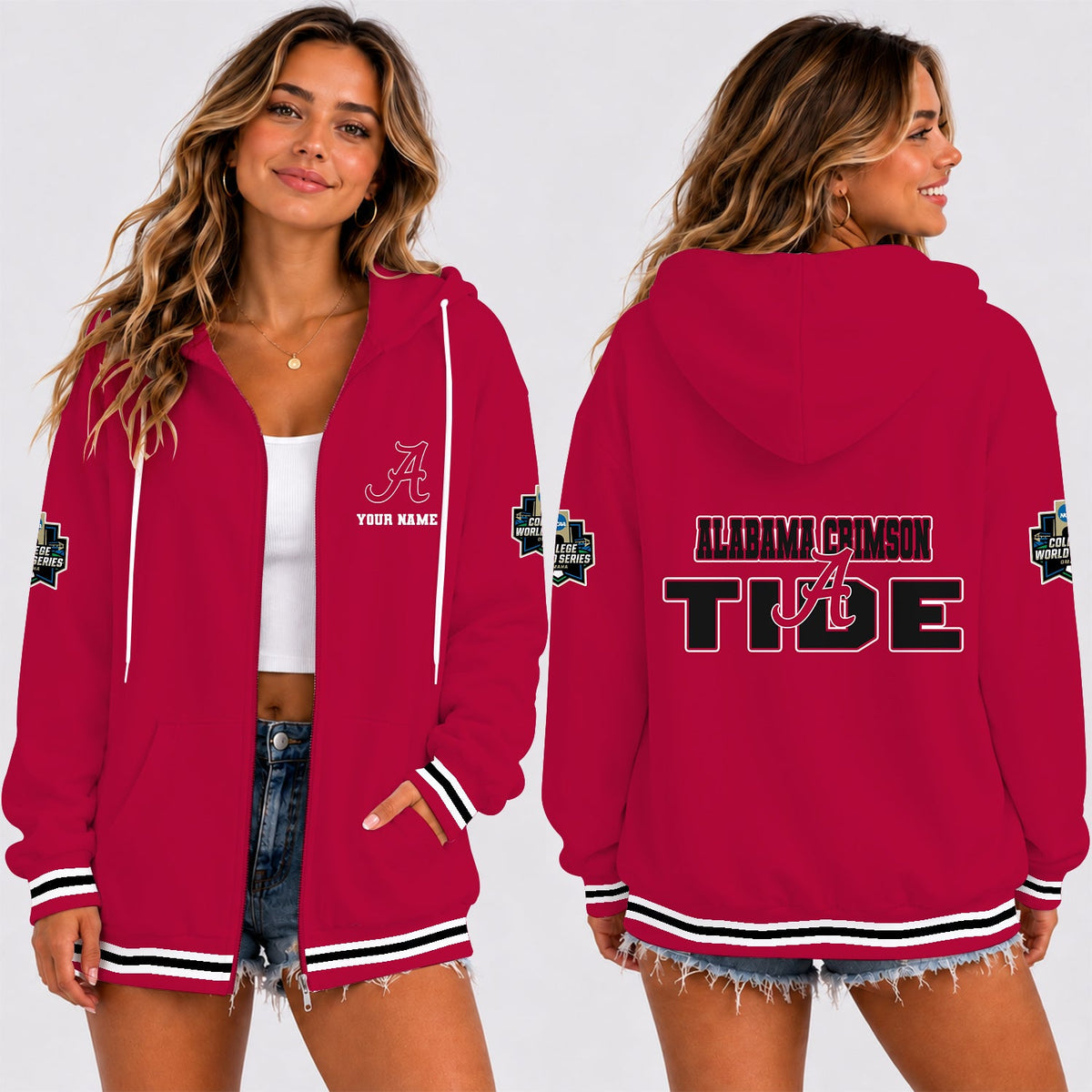 [HOMERUN DEAL] NEW CUSTOMIZED NCAA CWS21 ABC ALABAMA CRIMSON TIDE T-SHIRT, HOODIE, ZIP HOODIE