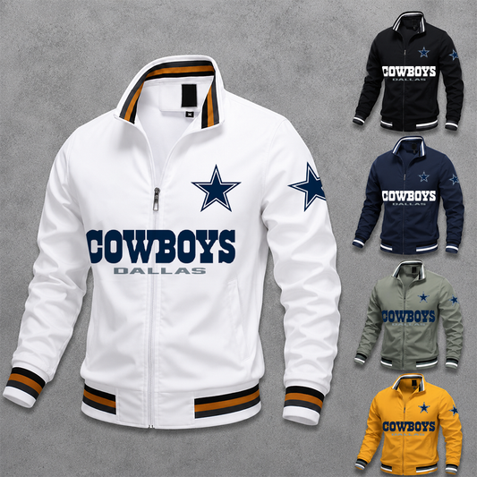[TOUCHDOWN DEAL] NEW CUSTOMIZED NFL21 DCB DALLAS COWBOYS MEN'S CASUAL JACKET