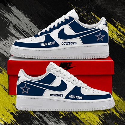 [TOUCHDOWN DEAL] NEW CUSTOMIZED NFL21 DCB DALLAS COWBOYS AF1 SHOES