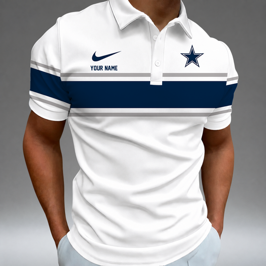 [TOUCHDOWN DEAL] NEW CUSTOMIZED NFL21 DCB DALLAS COWBOYS POLO SHIRT