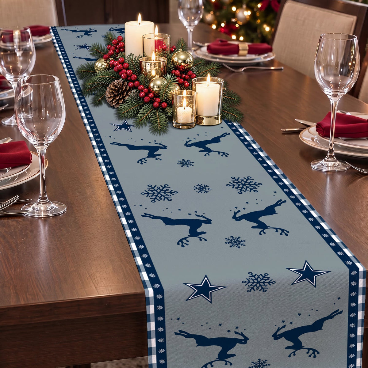 [TOUCHDOWN DEAL] NEW CUSTOMIZED NFL21 DCB DALLAS COWBOYS TABLE RUNNER